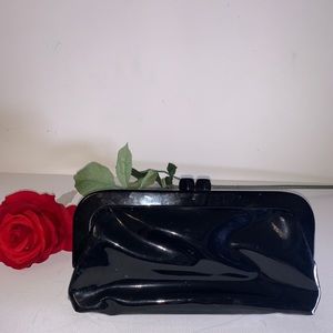 Patent leather  evening clutch